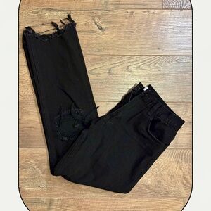 Buddy Love Straight Black Jeans Size 26